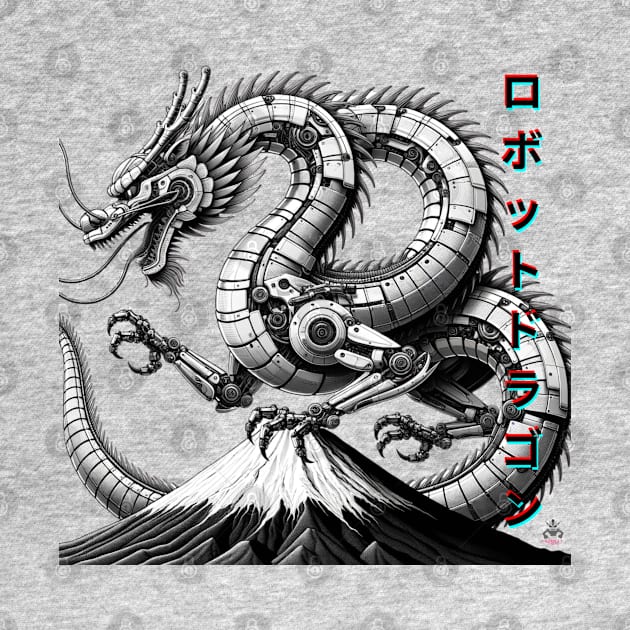 Samurai-Scaled Sentinel by Robot Tees